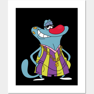 Thug Oggy T-shirt design Posters and Art